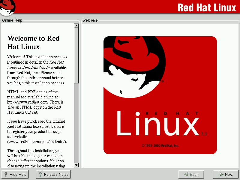Installer splash screen