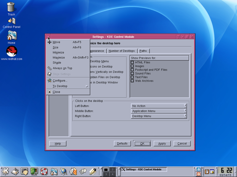 KDE with CDE-like theme