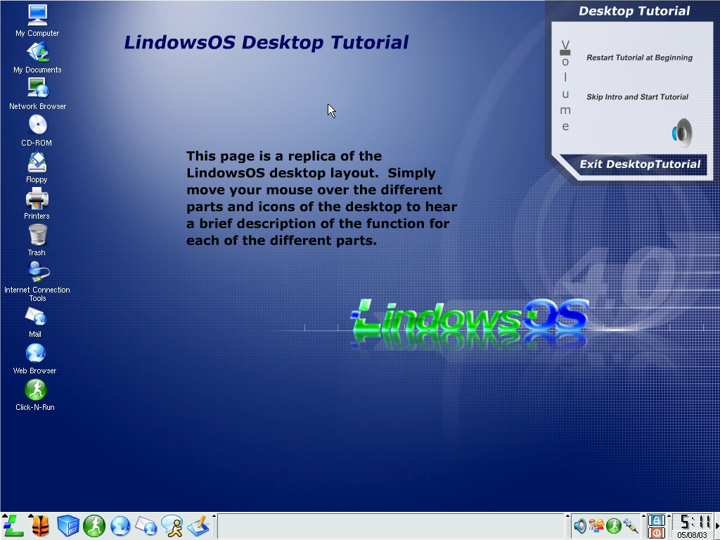 Lindows tutorial