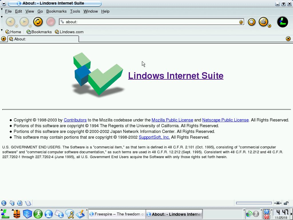 Lindows Internet Suite