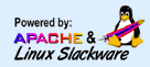 Slackware and Apache powered
