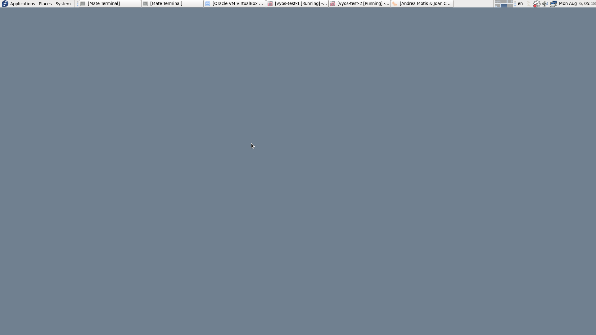 Screenshot of Mate Desktop